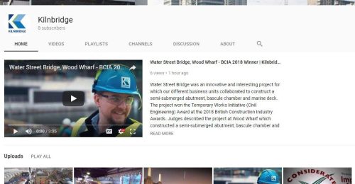 Kilnbridge launches YouTube channel - Company News