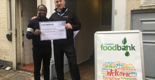 Kilnbridge make donation towards Camden Foodbank - Charity & Community
