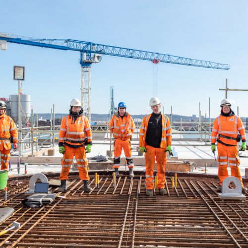 Kilnbridge Values - Integrity - image of employees on site