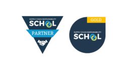 School partner and gold supply chain sustainability school logos