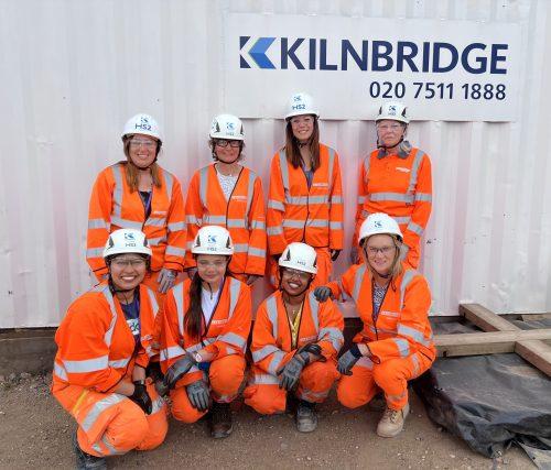 Sustainability Kilnbridge team, supporting women in construction