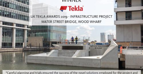 Water Street Bridge wins UK Tekla Award - Awards