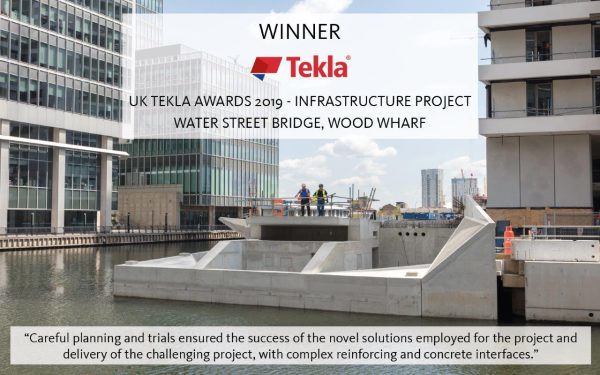 Water Street Bridge wins UK Tekla Award - Awards